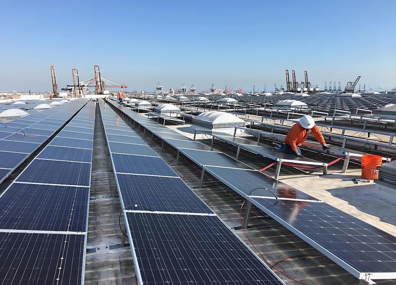 Infrastructure d'énergie marémotrice en fonctionnement